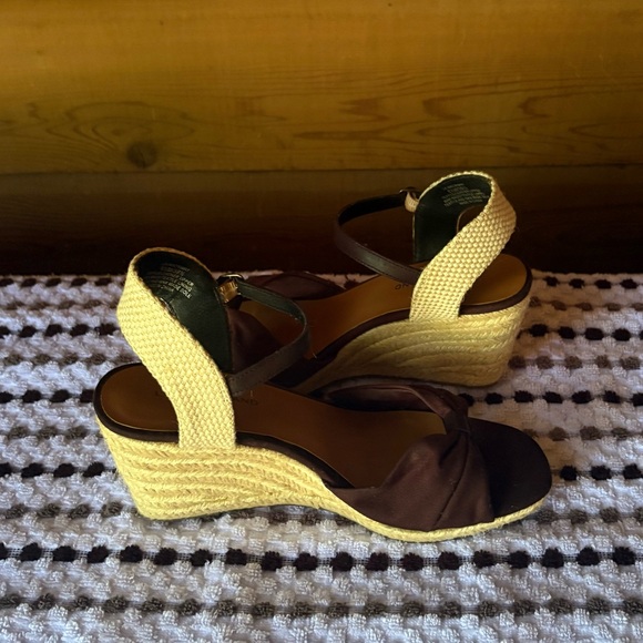 Lucky Brand Women’s Black Espadrille Wedges - Size 8 1/2 - Picture 6 of 11